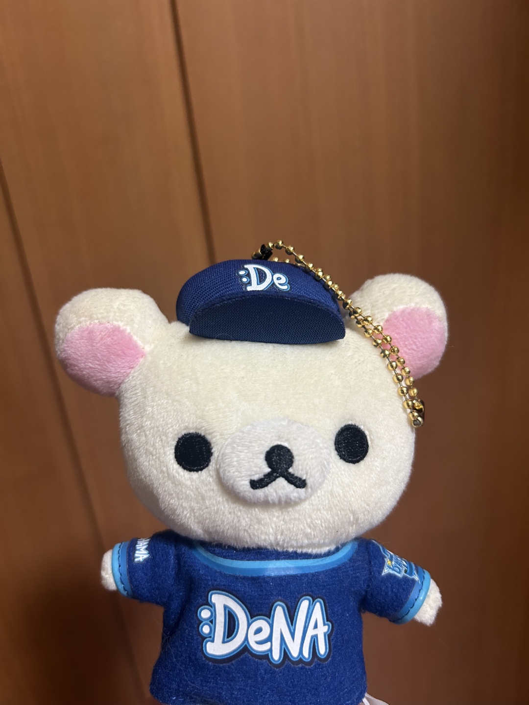 【美品】コリラックマ　横浜DeNAベイスターズ　マスコットキーチェーンの写真3枚目