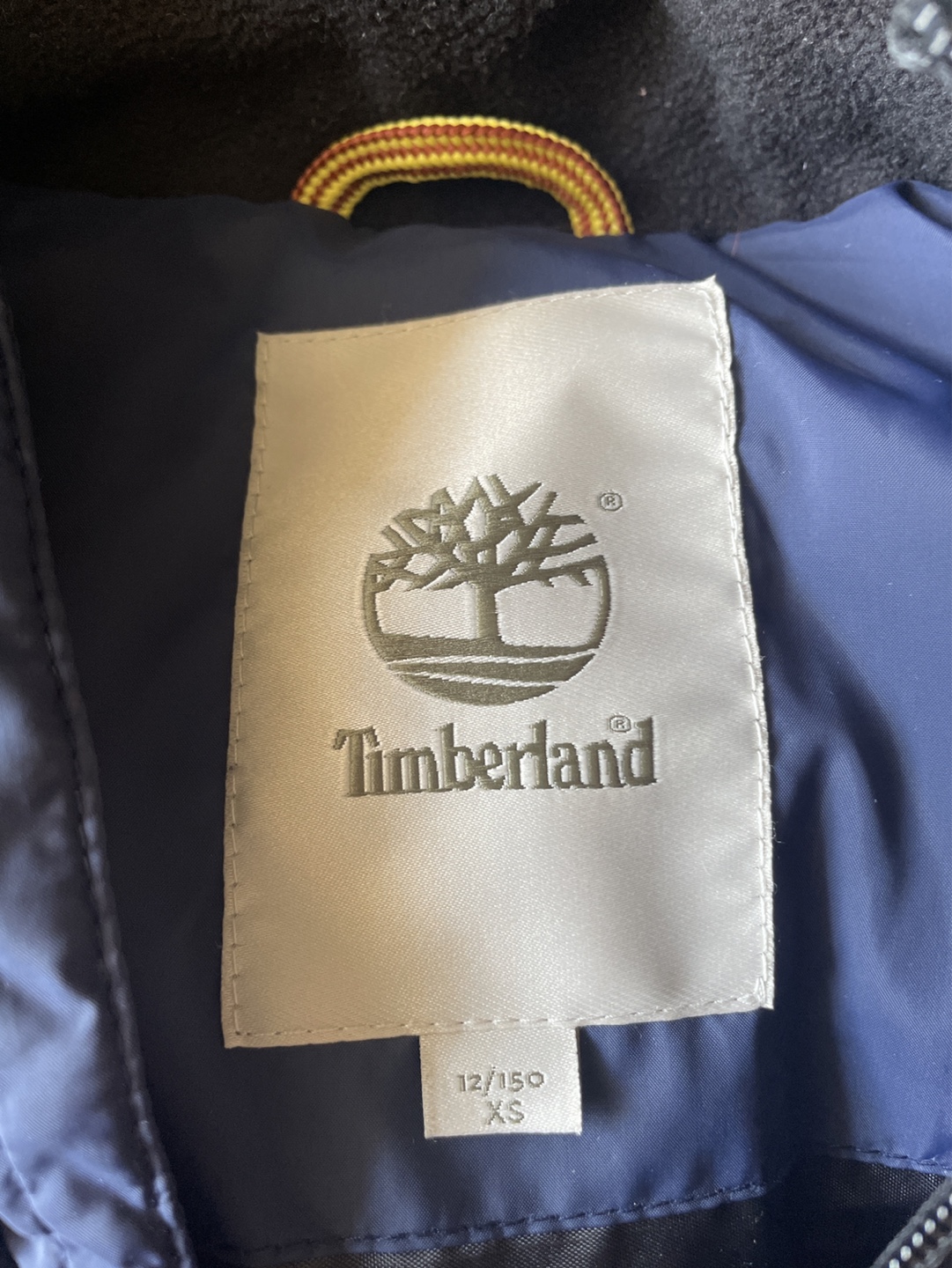 Timberland ダウンジャケット 12歳　サイズ150の写真3枚目