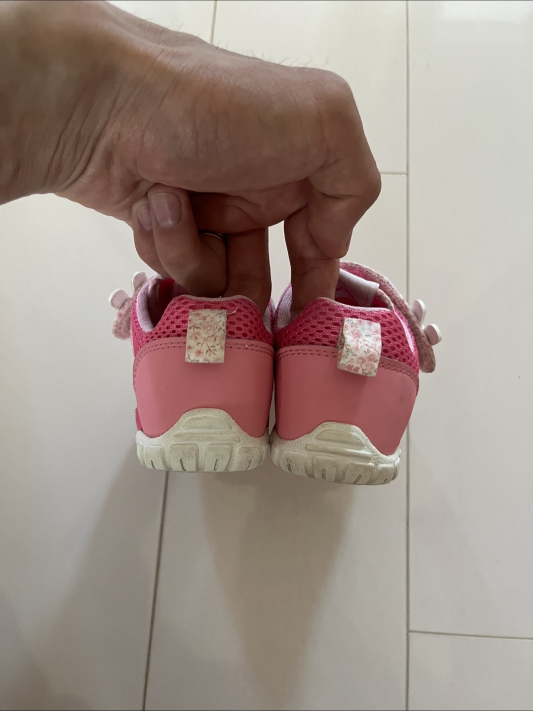 ミキハウス ベビーシューズ ピンク 16.0cmの写真3枚目
