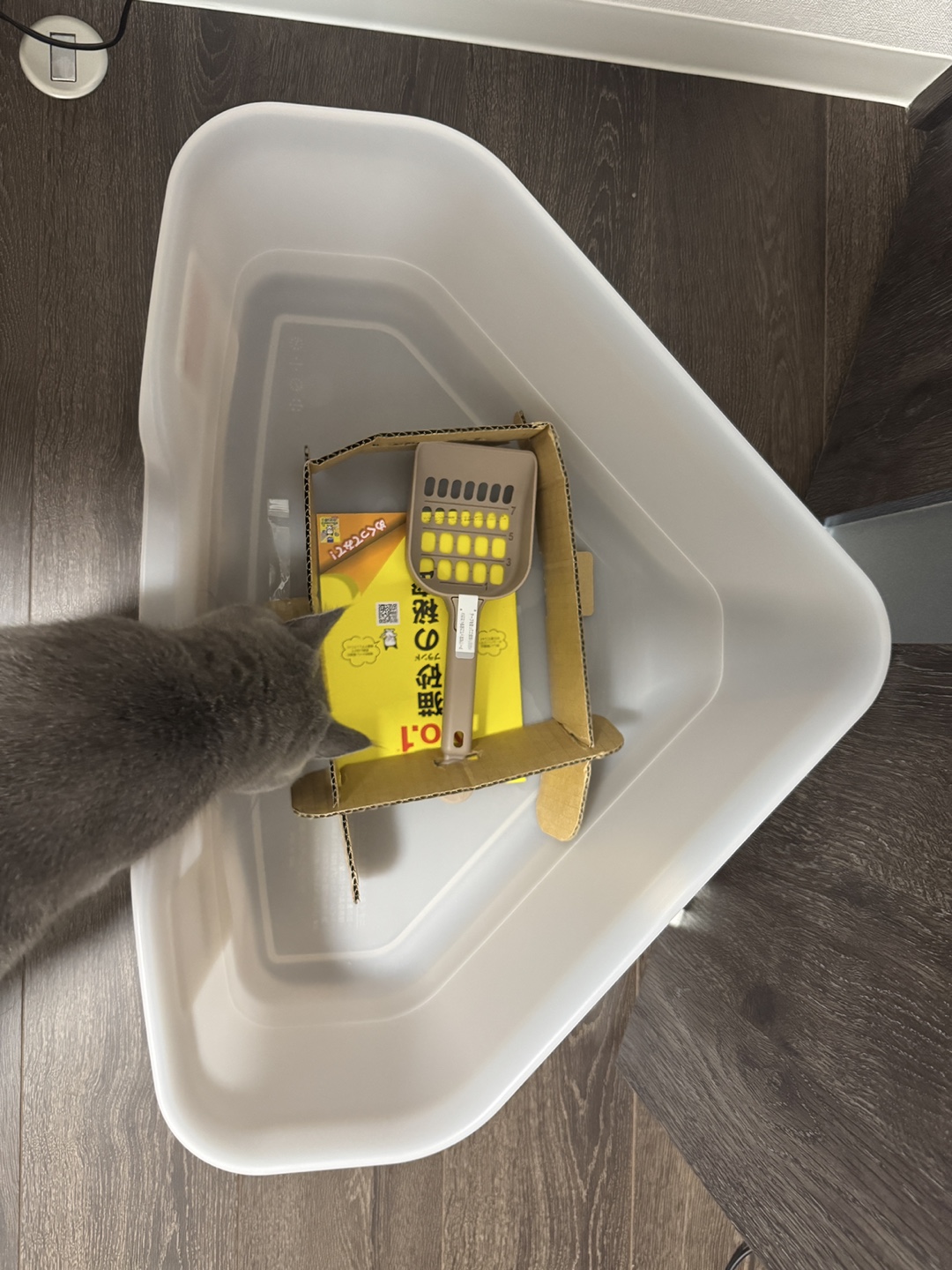 新品未使用 LION コーナー猫トイレの写真2枚目