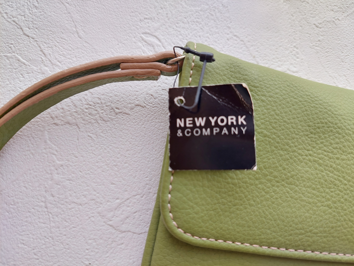 8️⃣NEW YORK & COMPANY ハンドバッグ オリーブ色の写真2枚目