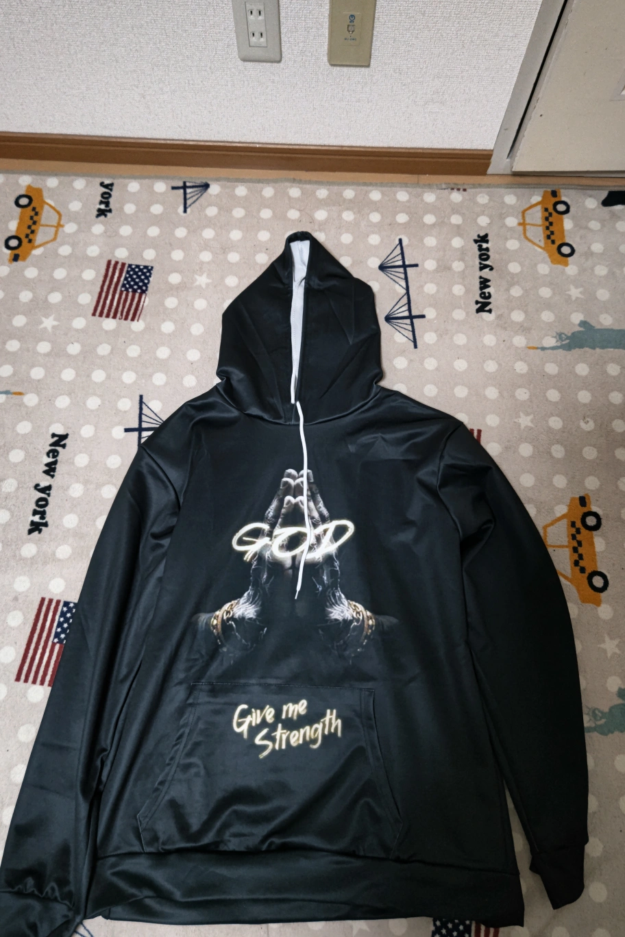 🌺無料🌺GOD 黒色パーカー
