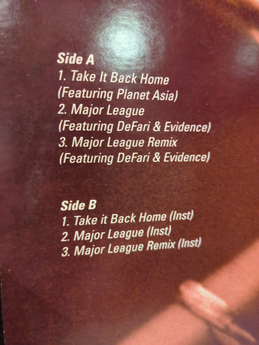RASCO "Take It Back Home" レコードの写真5枚目