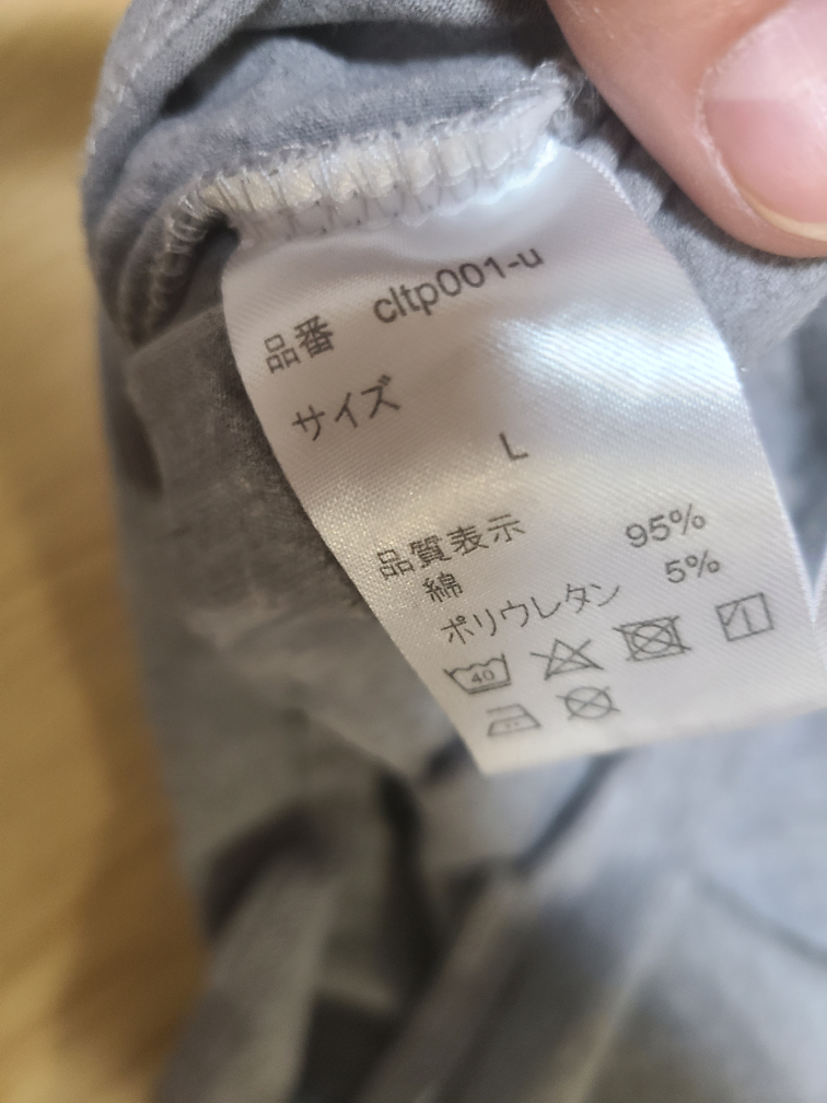 Tシャツ グレー Lサイズの写真3枚目