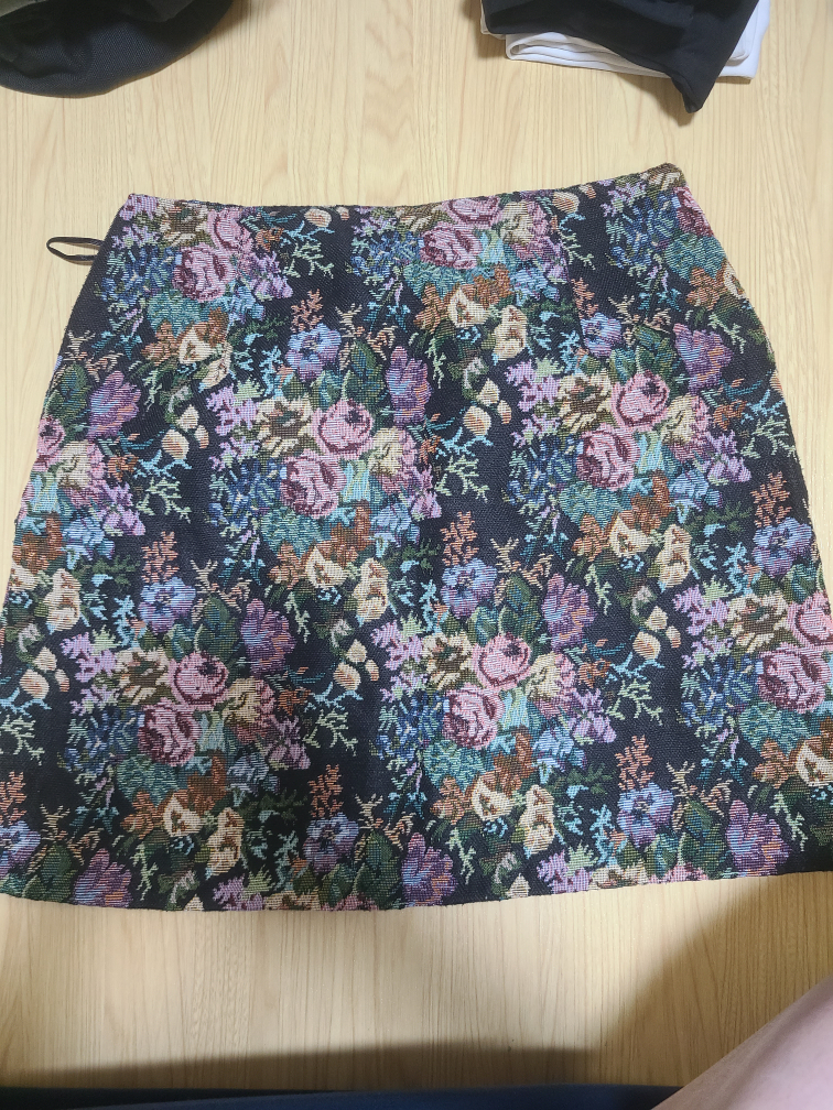 GU 花柄 ミニスカート