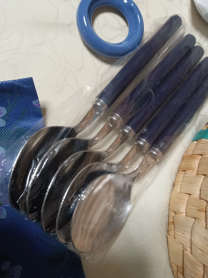 ロマンス 花柄 皿 スプーン カトラリーセットの写真4枚目