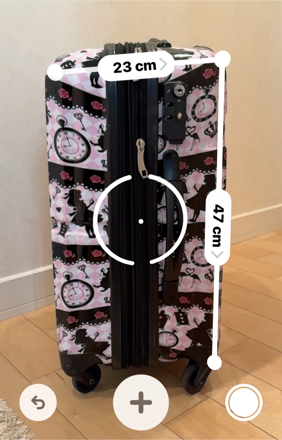 HAPI+TAS キャリーケース アリス柄の写真5枚目