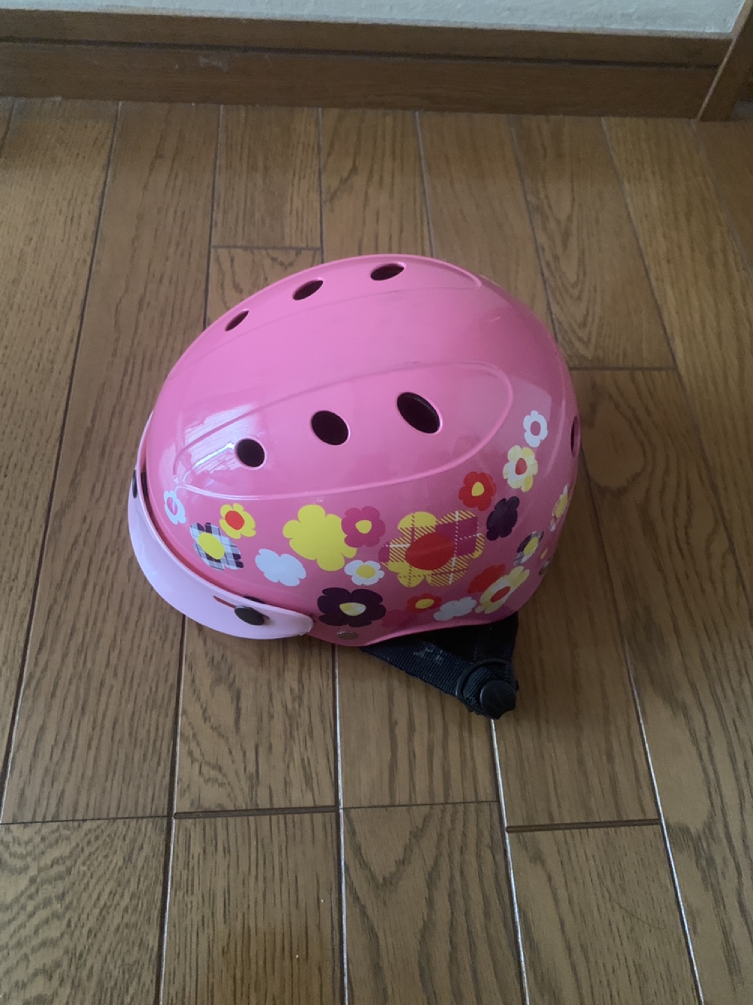 ブリヂストン 自転車用ヘルメット ピンク 花柄