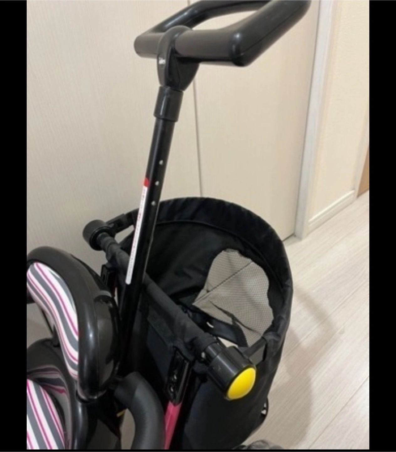 CARGO+ 三輪車 ピンク ブラックの写真3枚目