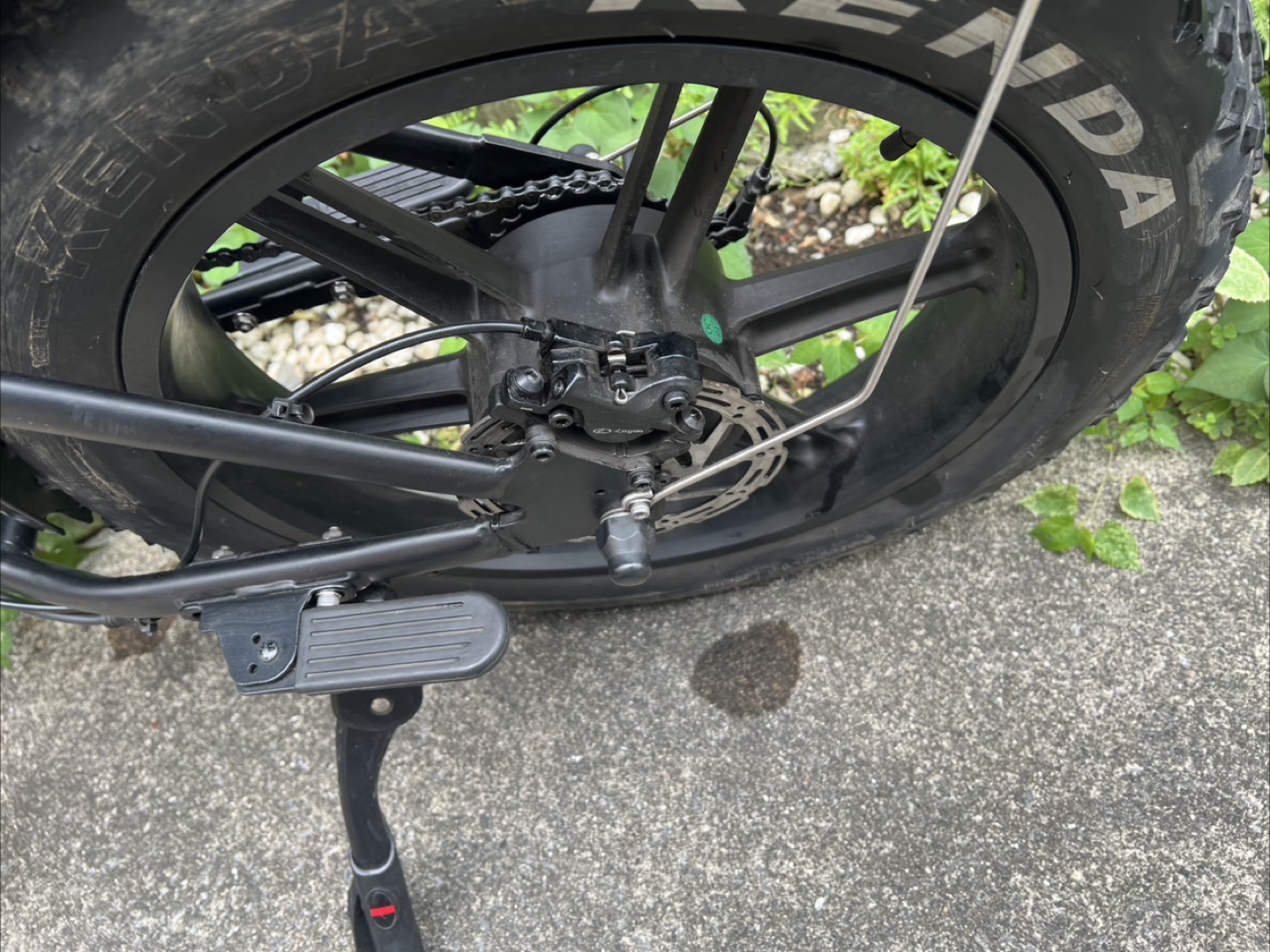 フル電動自転車 ブラックの写真6枚目