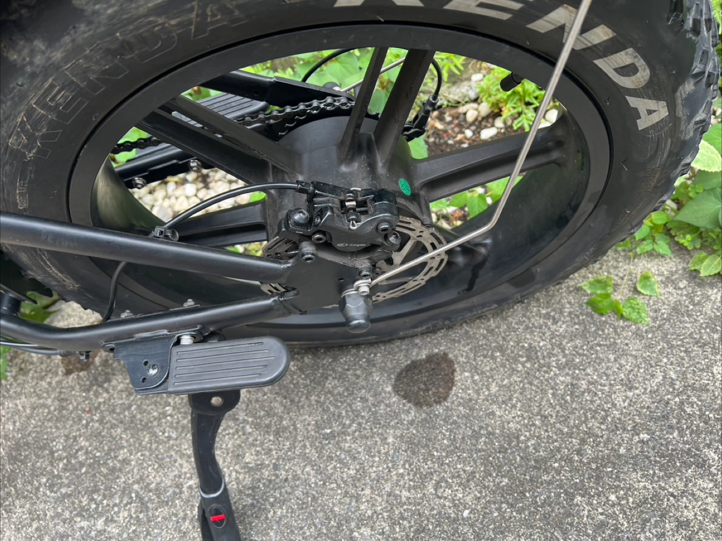 フル電動自転車 ブラックの写真6枚目