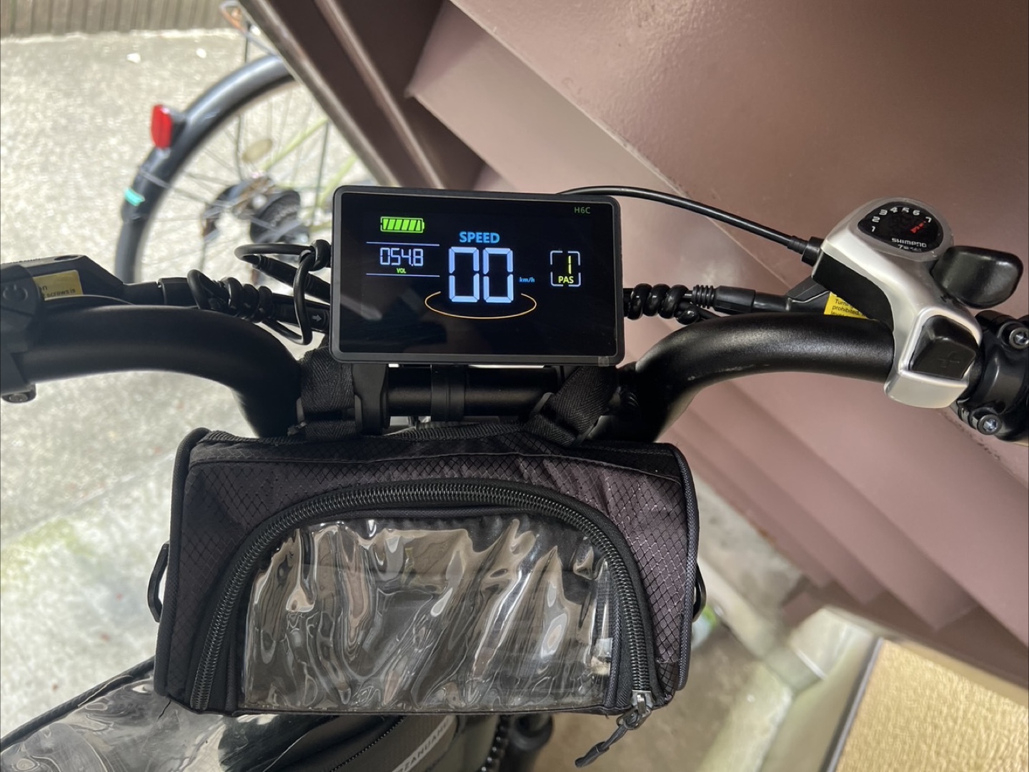 フル電動自転車 ブラックの写真4枚目