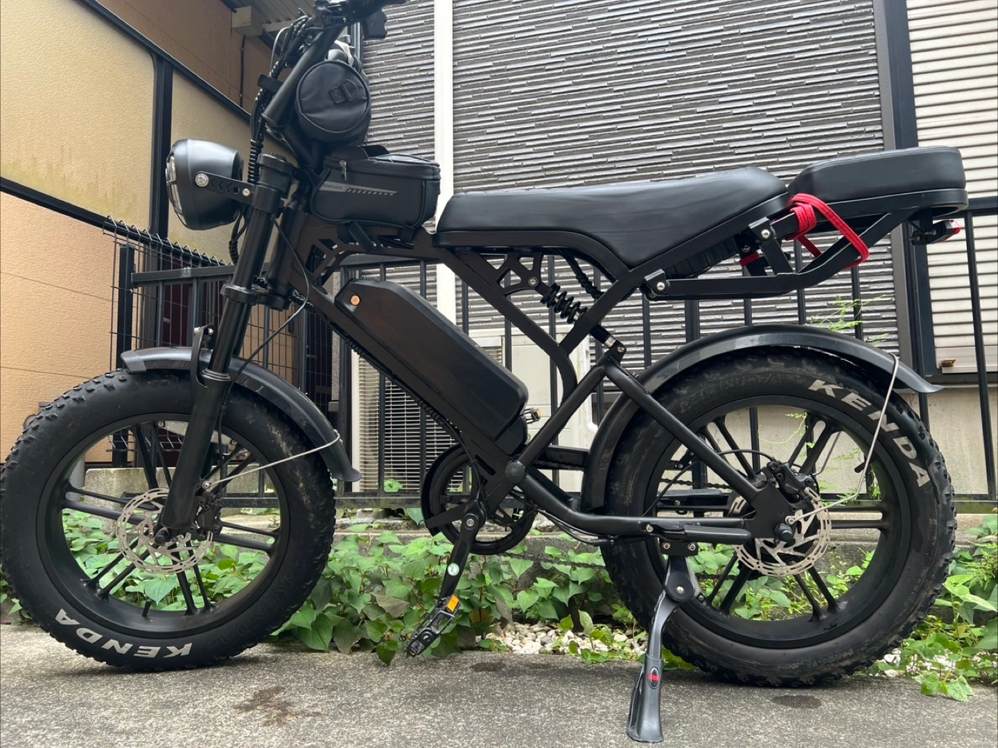 フル電動自転車 ブラック