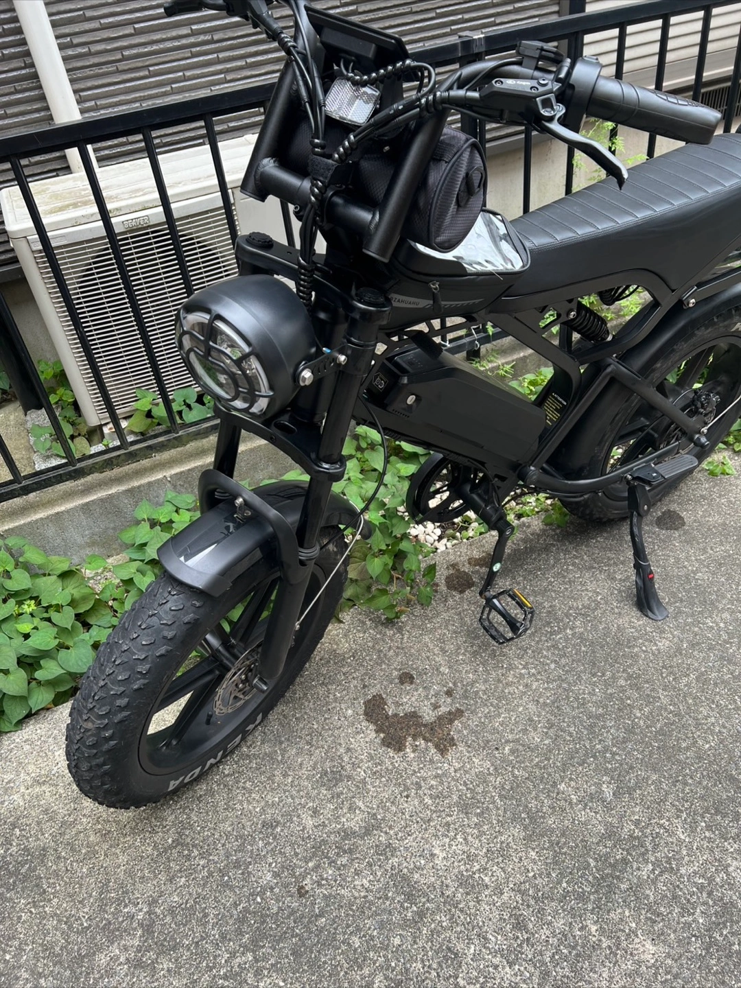 フル電動自転車 ブラックの写真2枚目