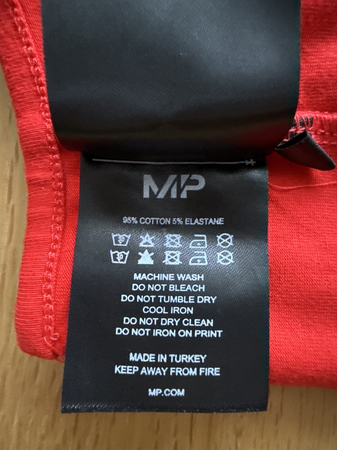 MP Myprotein マイプロテイン スポーツブラ レッド Mサイズの写真4枚目