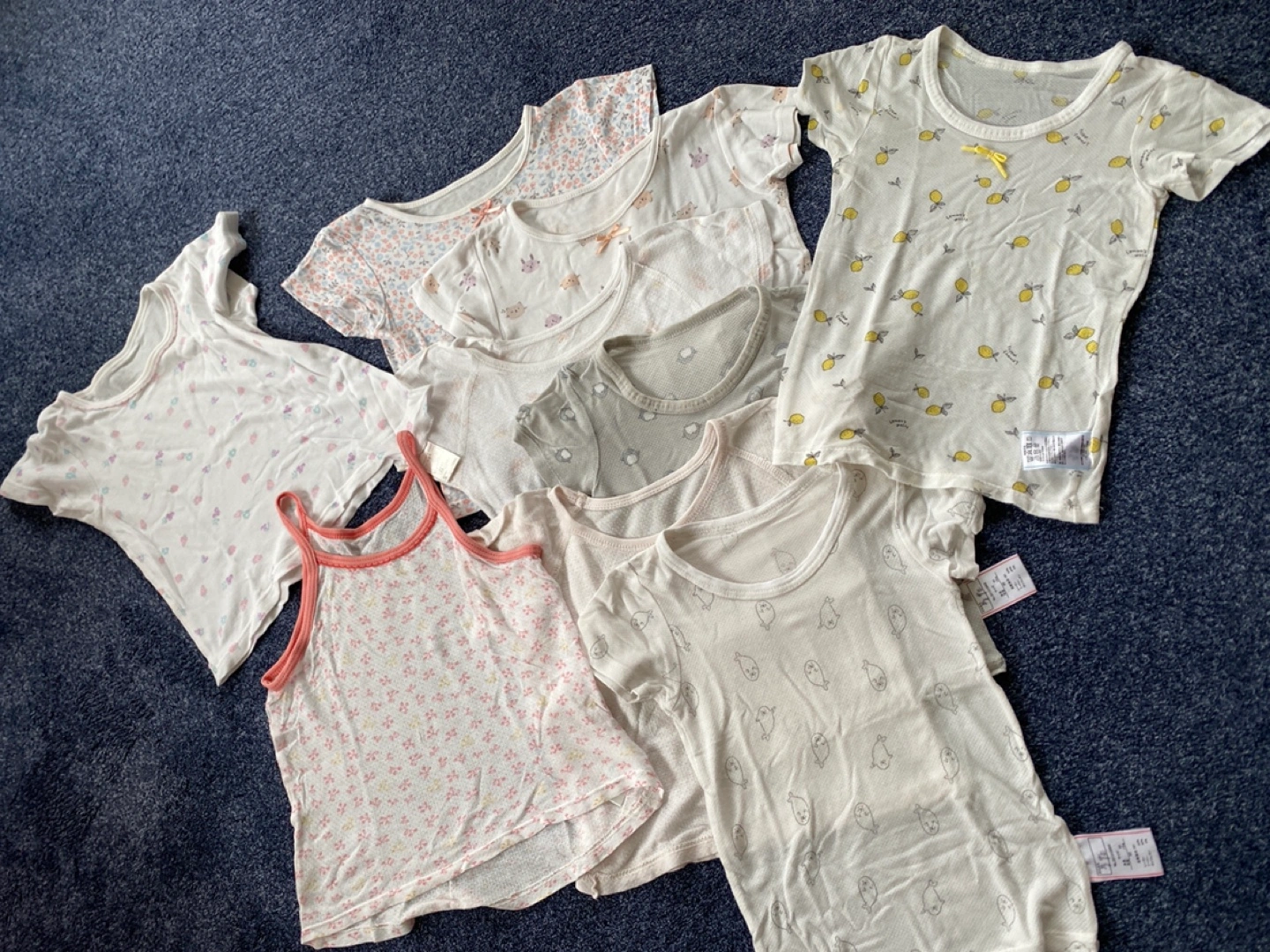 子供服 肌着 9枚まとめ売り 女の子 90サイズ多め