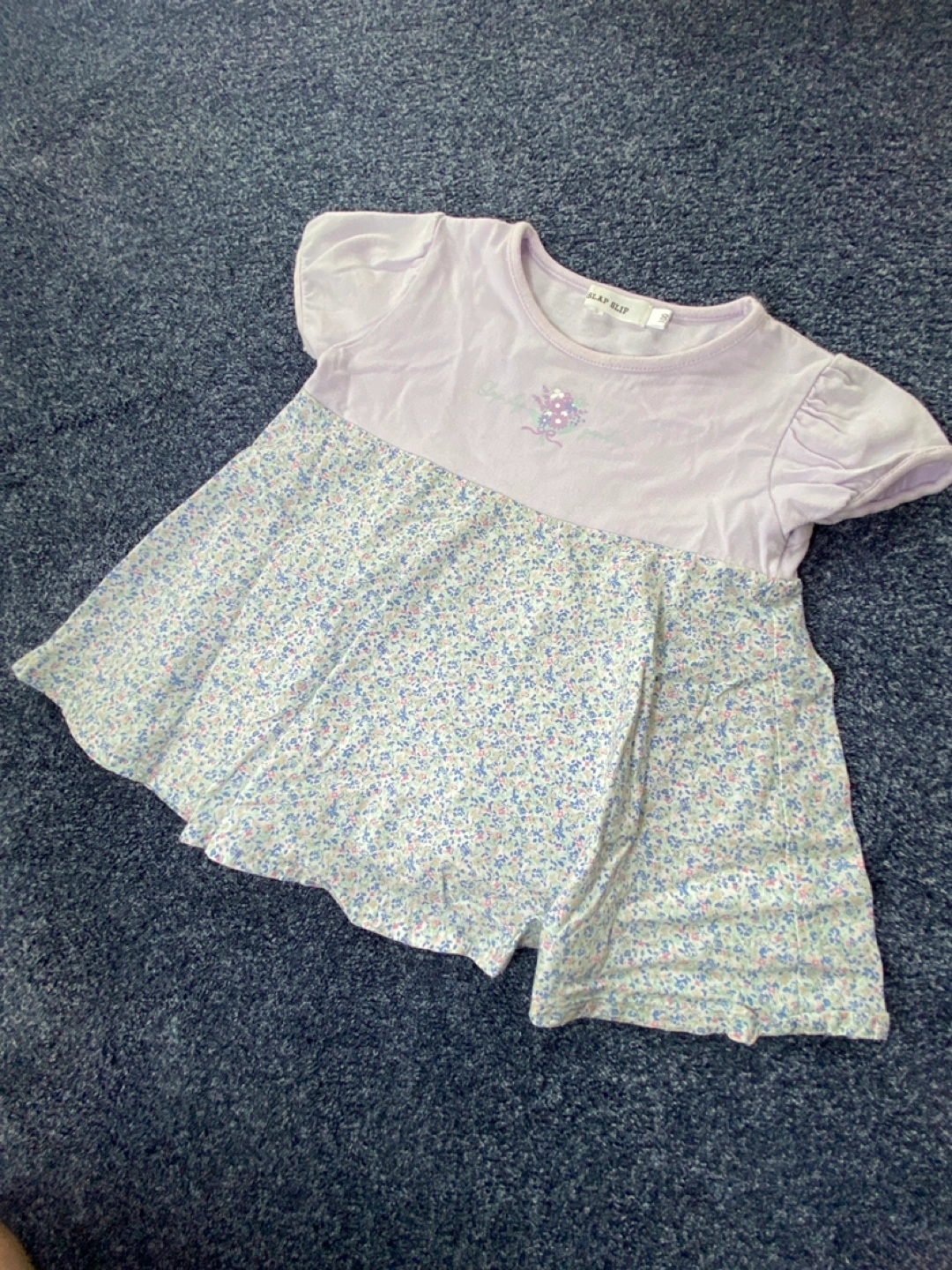 女の子 子供服 6枚まとめ売り 水色 ワンピース、Tシャツの写真8枚目