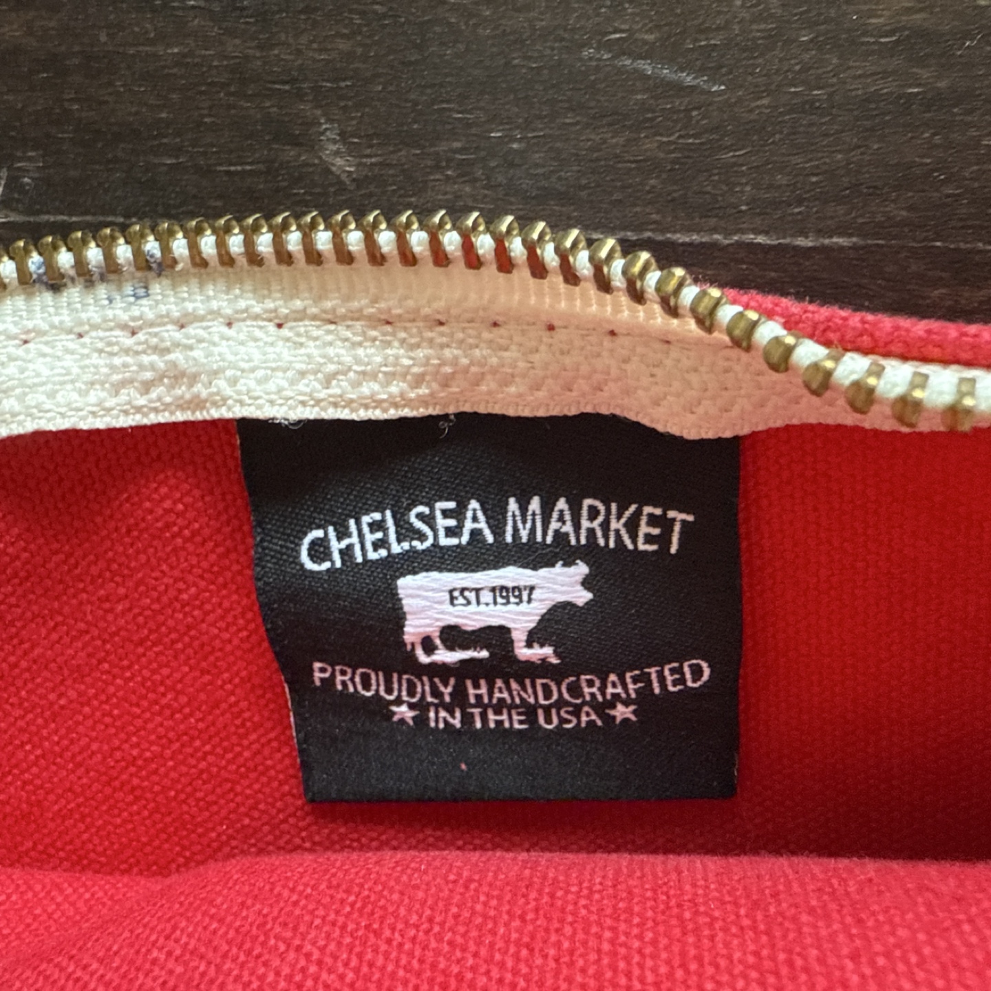 Chelsea Market (チェルシーマーケット) ポーチ / クラッチバッグ USA製 中古品の写真3枚目