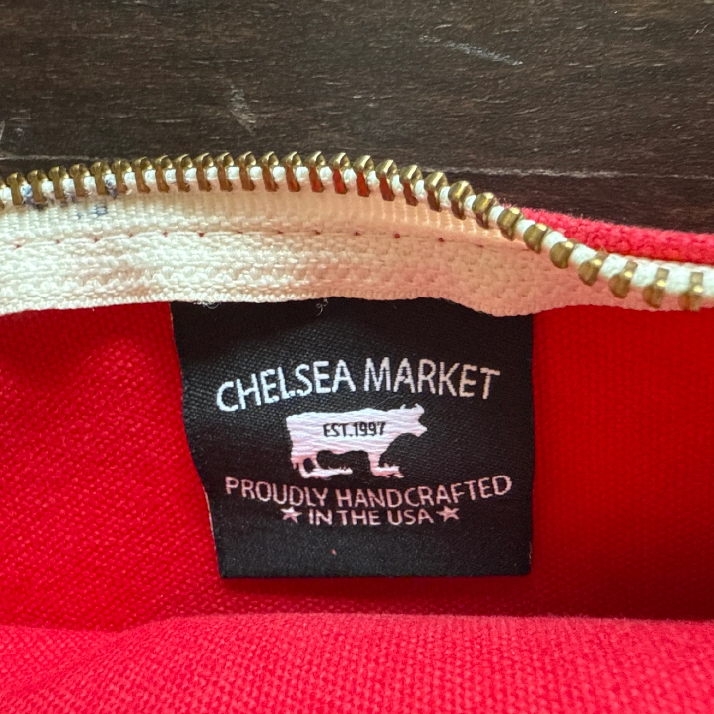 Chelsea Market (チェルシーマーケット) ポーチ / クラッチバッグ USA製 中古品の写真3枚目