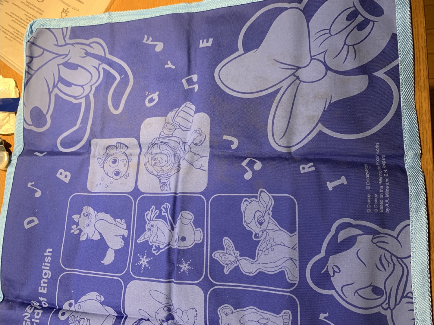 ディズニー英語システム マットの写真2枚目