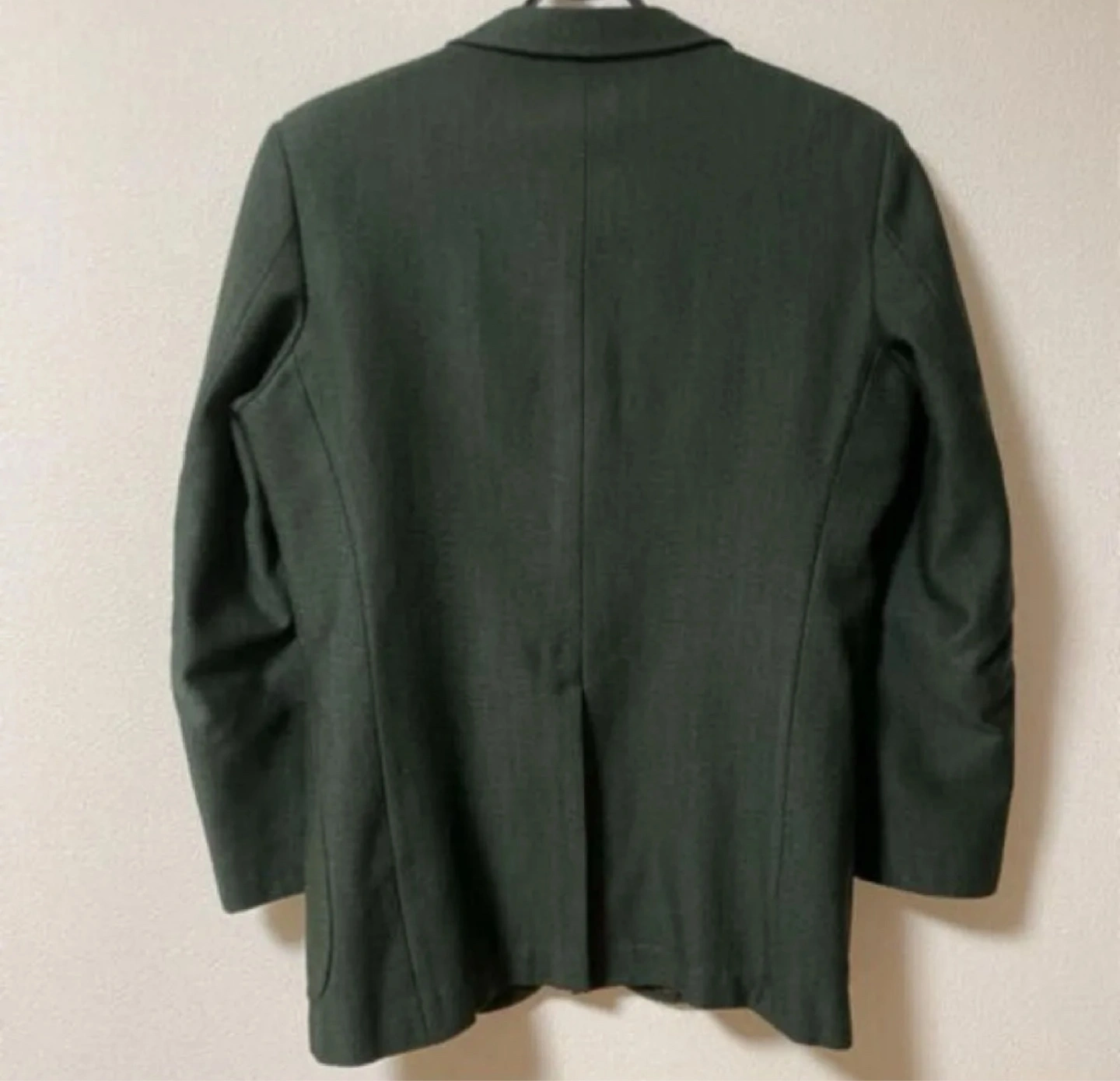 90s FILL MARBEL 希少色 グリーン ジャケット シングル スーツ テーラード ヴィンテージの写真5枚目