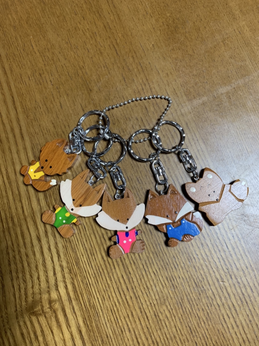 動物モチーフ キーホルダー 5点セット