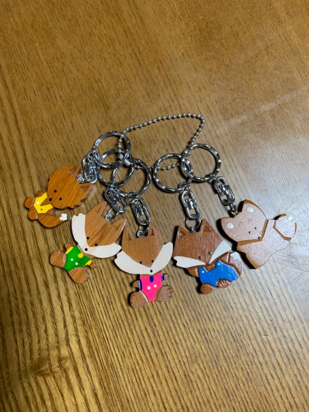 動物モチーフ キーホルダー 5点セット