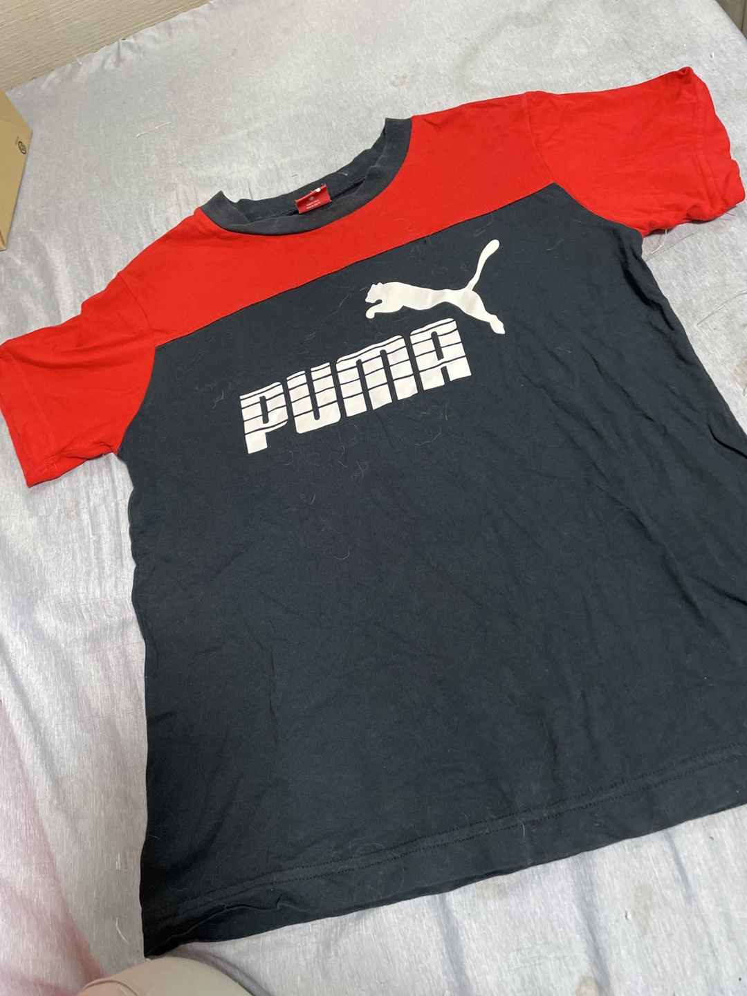 プーマ Tシャツ 赤/黒 150