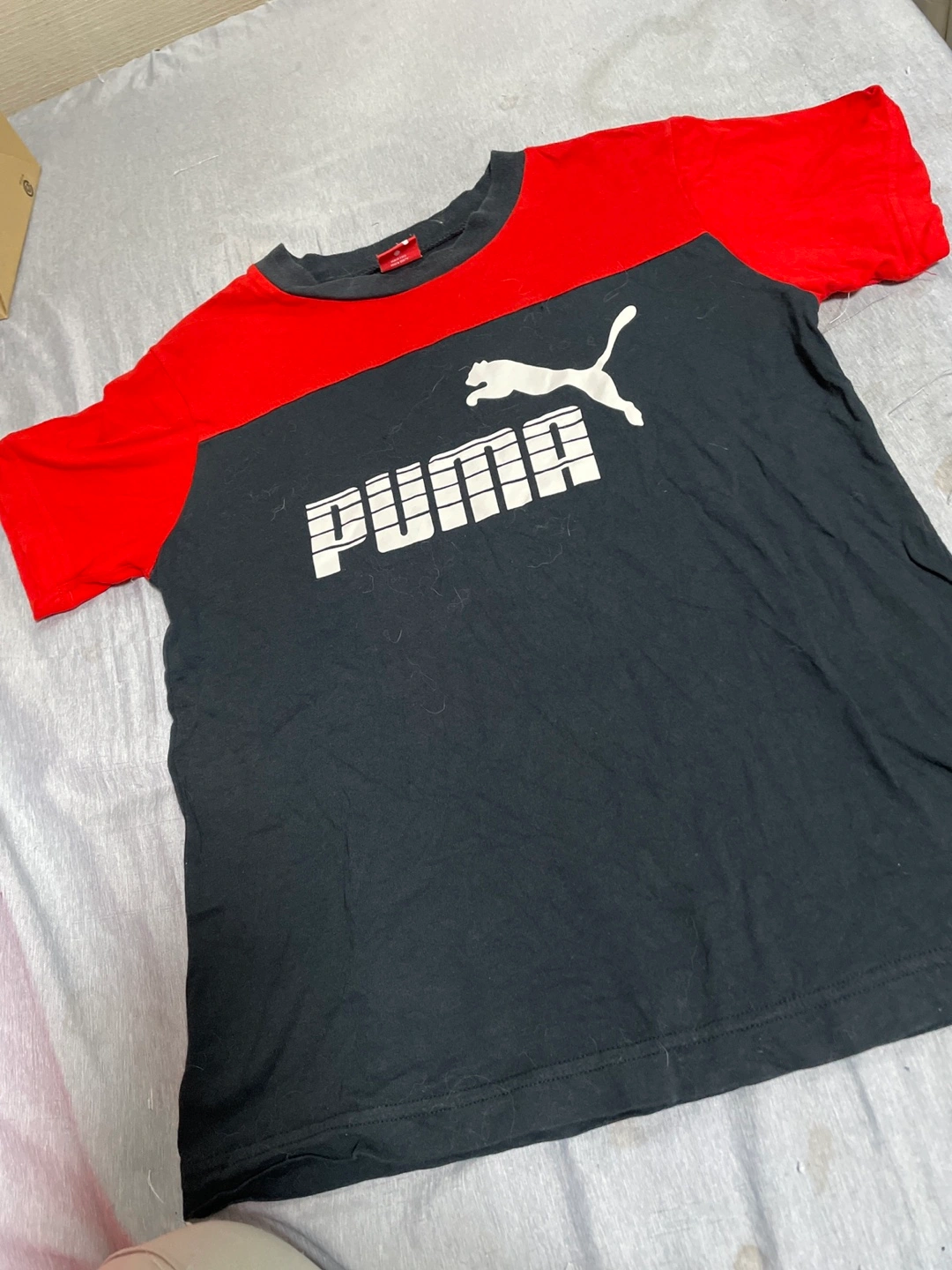 プーマ Tシャツ 赤/黒 150