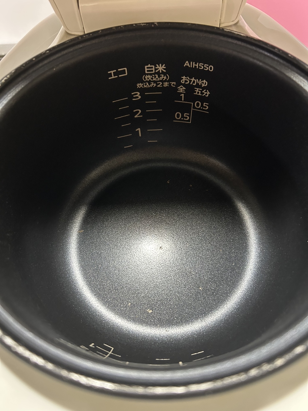 TIGER炊飯器3合炊きの写真4枚目