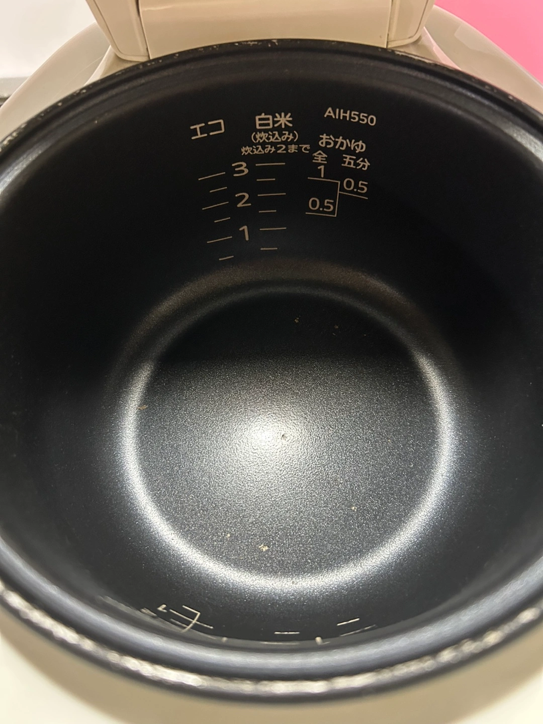 TIGER炊飯器3合炊きの写真4枚目