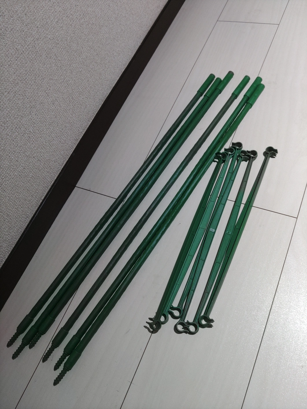 園芸用支柱 グリーンの写真2枚目