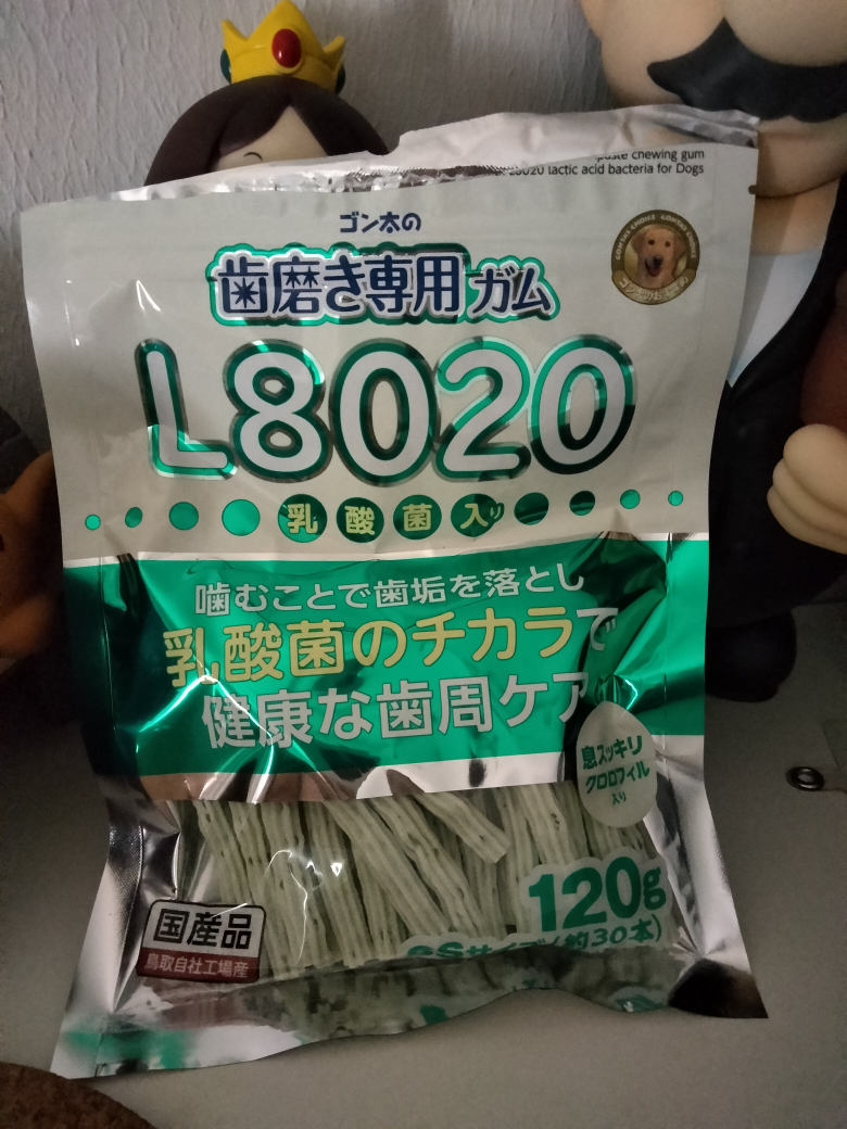 無料ゴン太の 歯磨き専用ガム L8020 120g