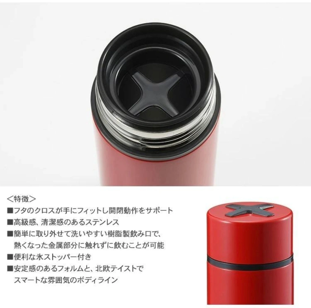 【新品・未使用】ケヴンハウン スリムマグボトル 500ml レッドの写真3枚目