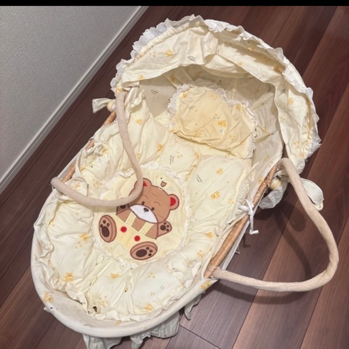 ベビーベッド クーハン ゆりかごの写真3枚目