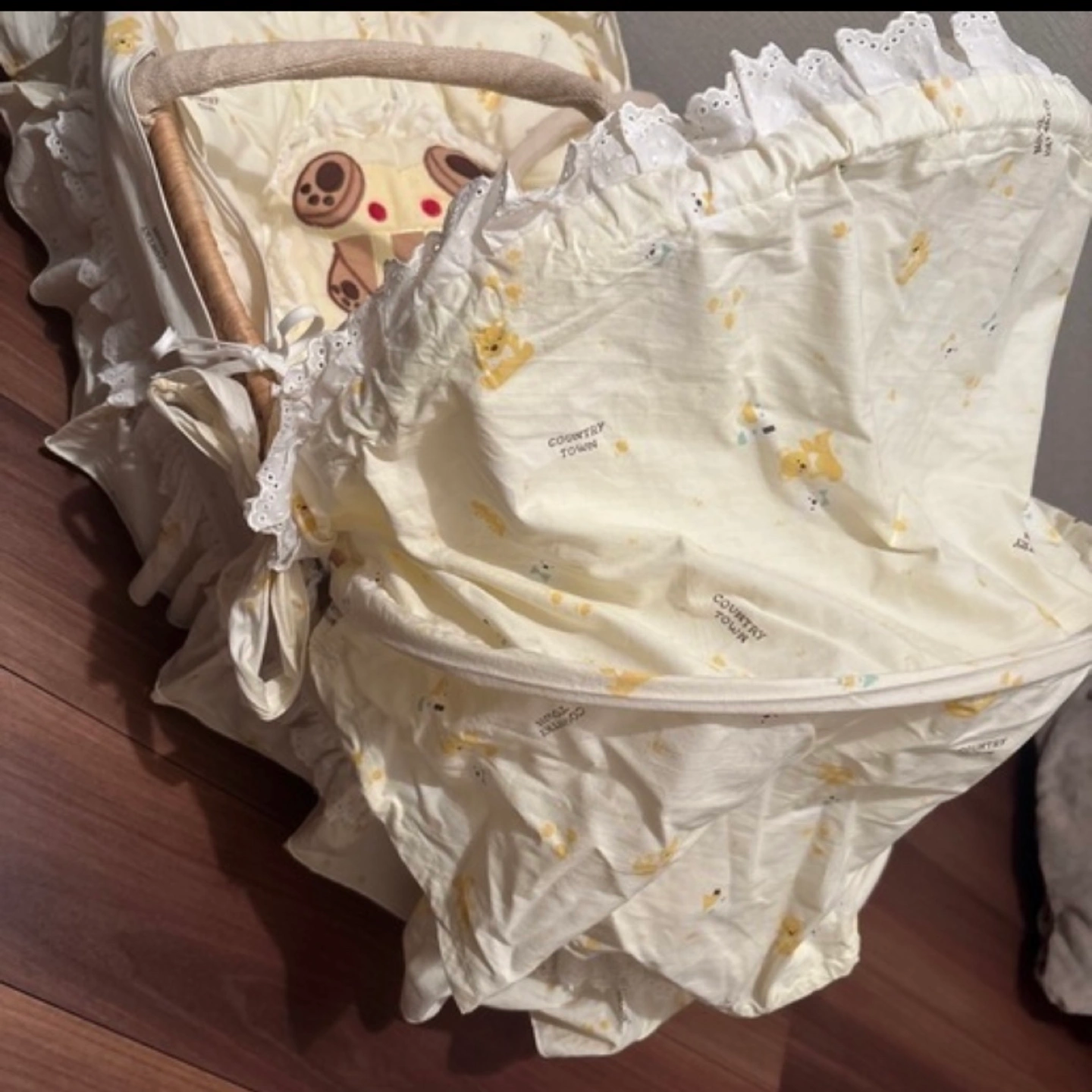 ベビーベッド クーハン ゆりかごの写真2枚目
