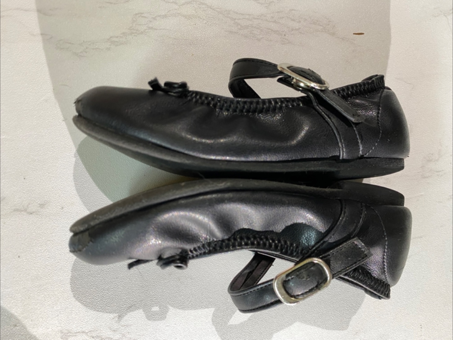 ファミリア*フォーマルシューズ 16cm ストラップシューズ 黒の写真5枚目