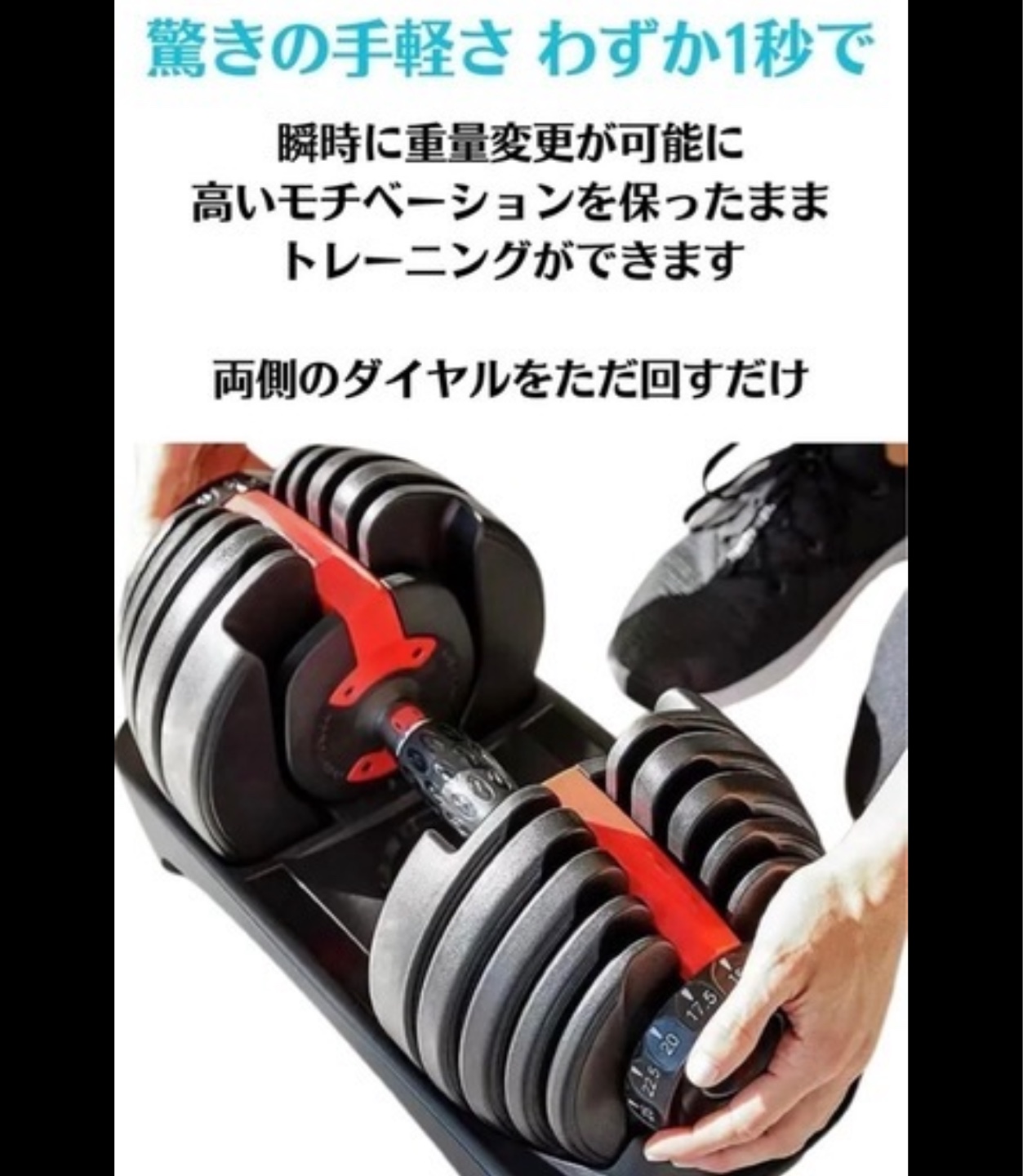 トレーニング用　ベンチとダンベルのセット　定価37880円の写真2枚目