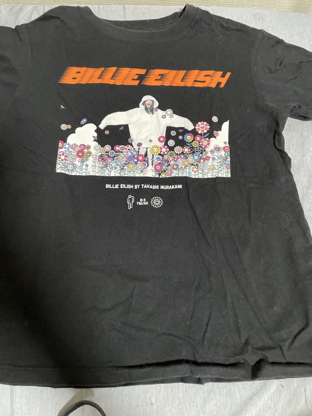 ユニクロ UT Tシャツ 黒 130 Billie Eilish 村上隆