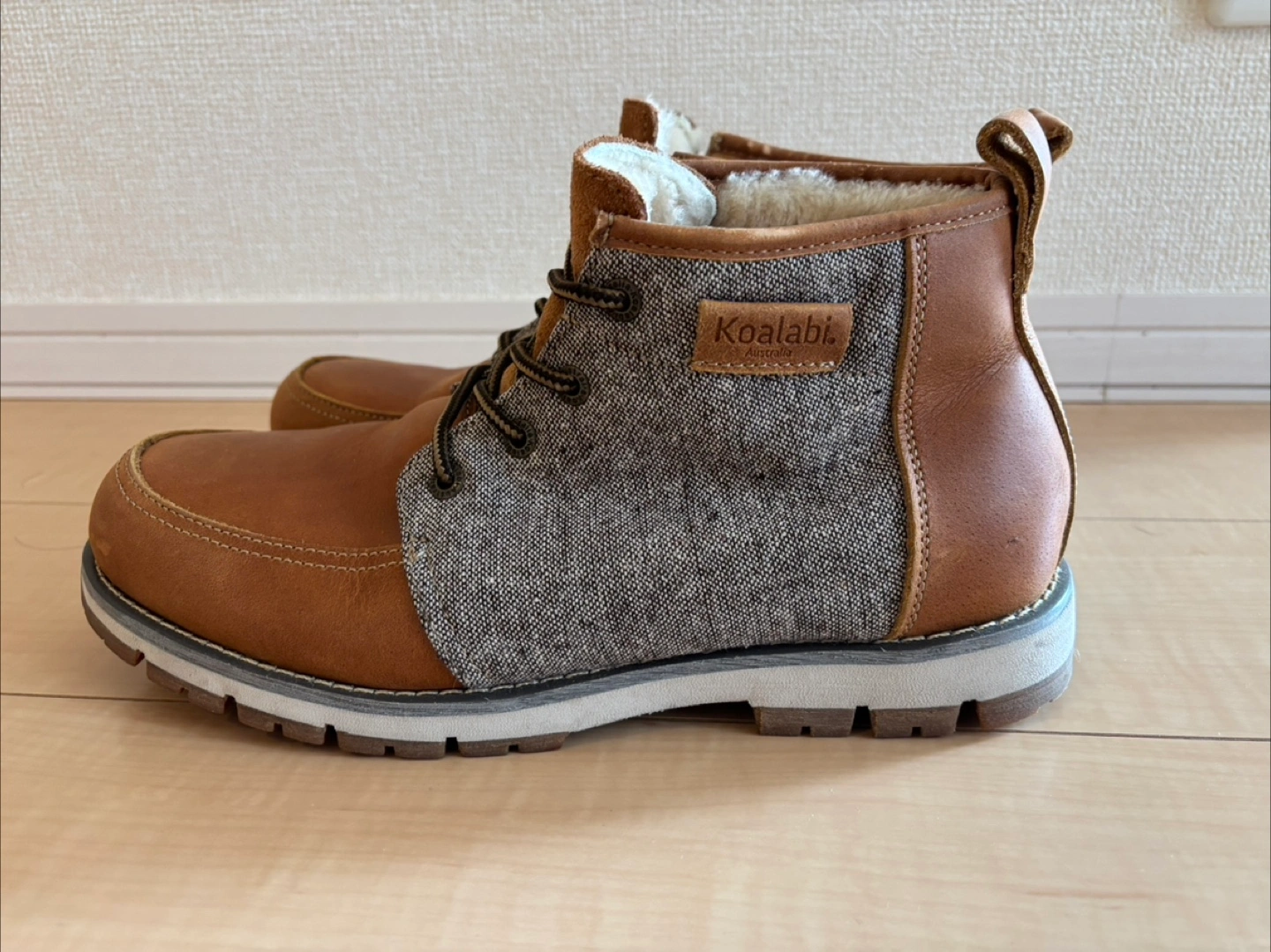 【新品】🇦🇺購入品 コアラビ ブーツ 茶色の写真2枚目