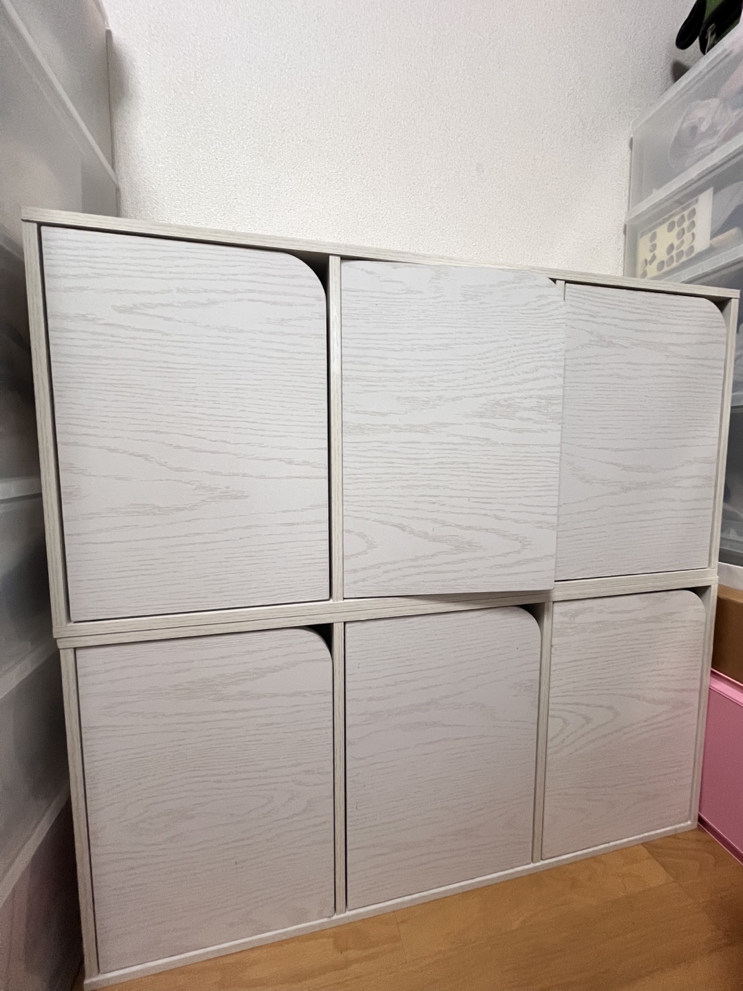 収納棚　2個　ホワイト　ニトリ