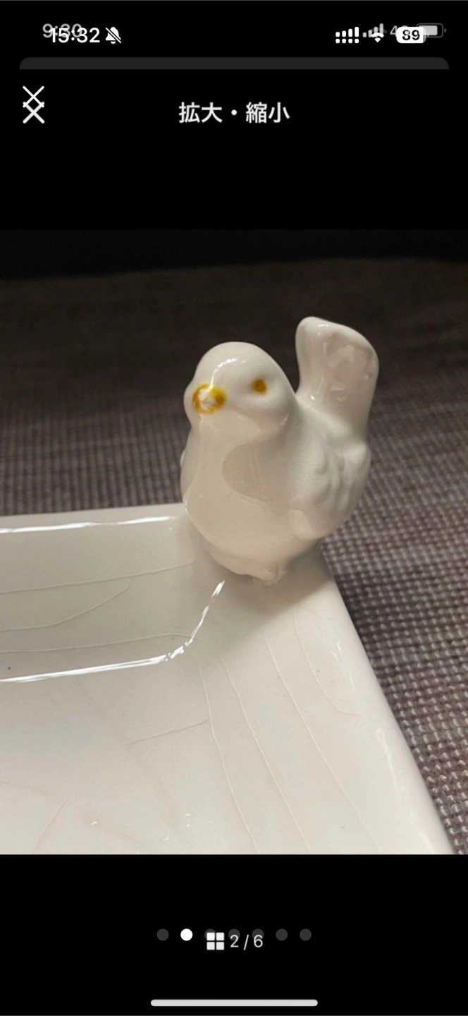 American Atelier tweet 鳥さんプレート アクセサリートレイの写真2枚目