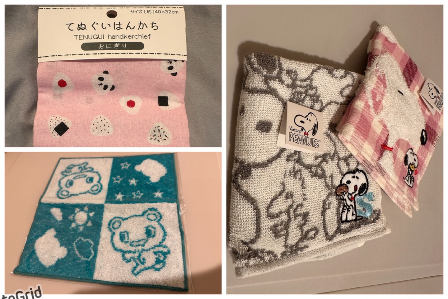 スヌーピー コープ　キャラ　ハンカチ まとめ売り