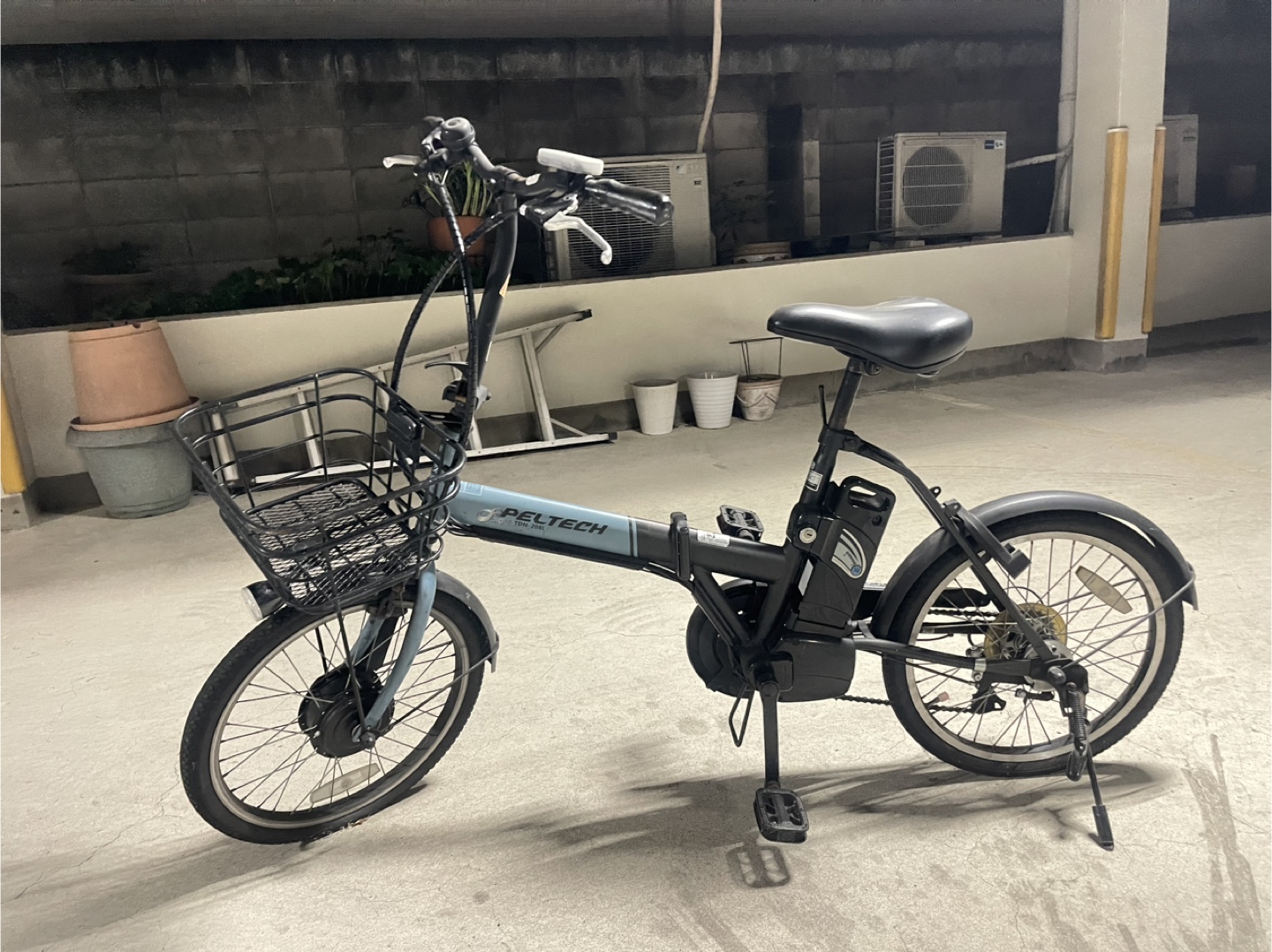 ベルテック 折りたたみ電動アシスト自転車の写真6枚目