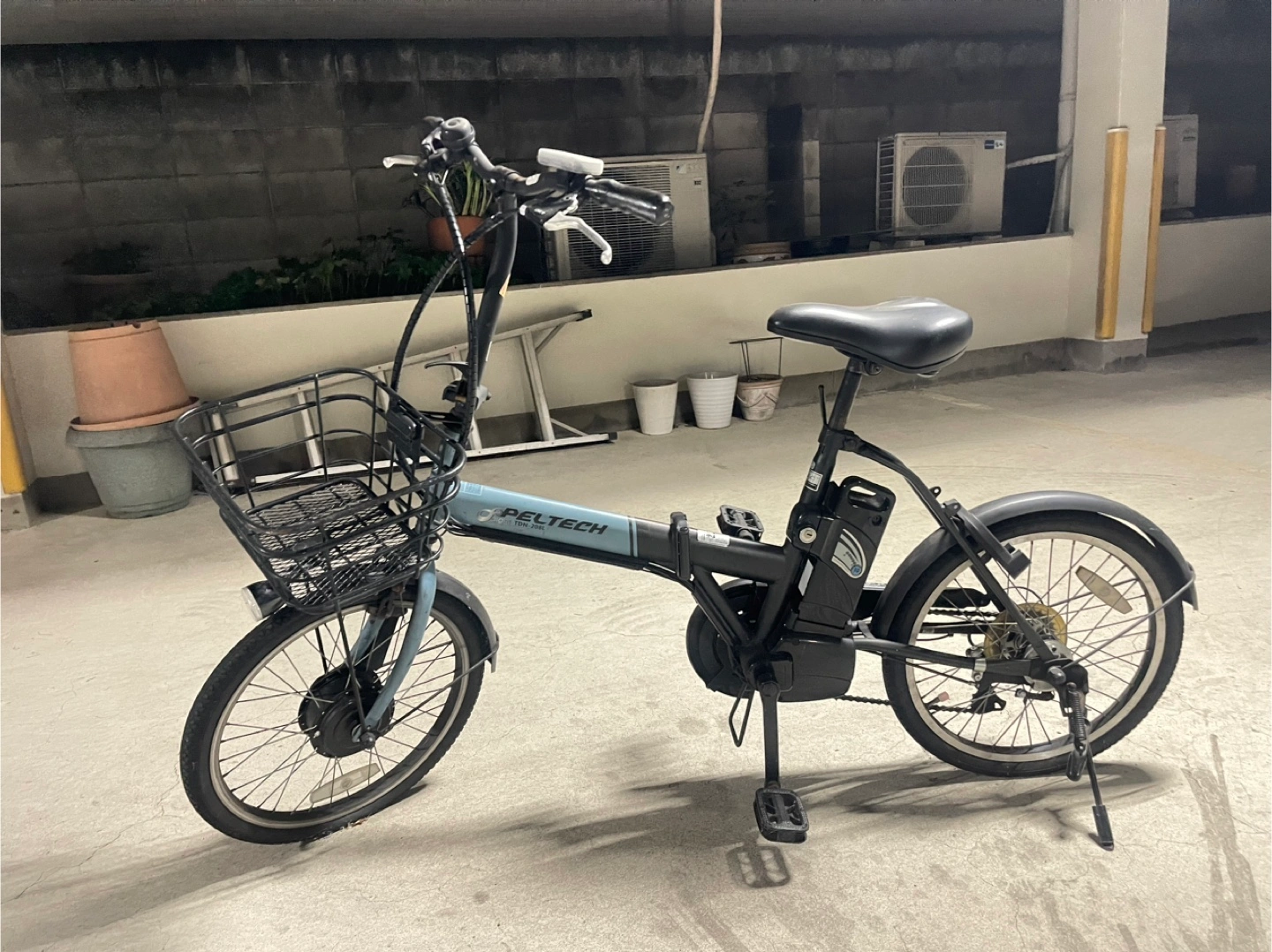 ベルテック 折りたたみ電動アシスト自転車の写真6枚目