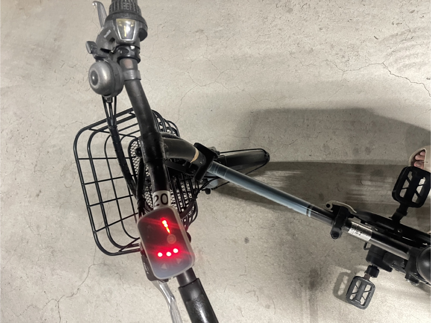 ベルテック 折りたたみ電動アシスト自転車の写真4枚目