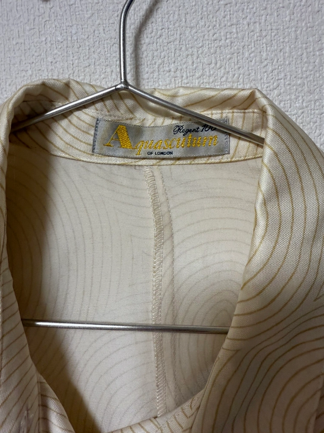Aquascutum アクアスキュータム シルク混 膝下丈 セットアップ 10 スカートの写真3枚目