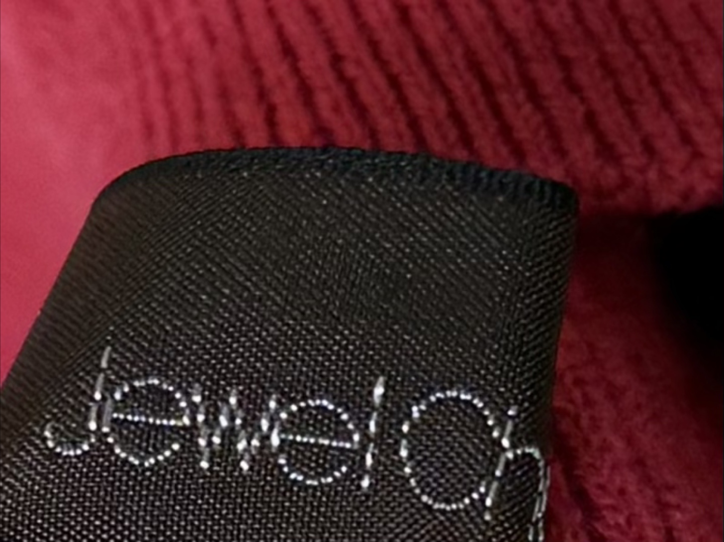 Jewel Changes  スクエアネック リブニット ピンク　ウールの写真4枚目