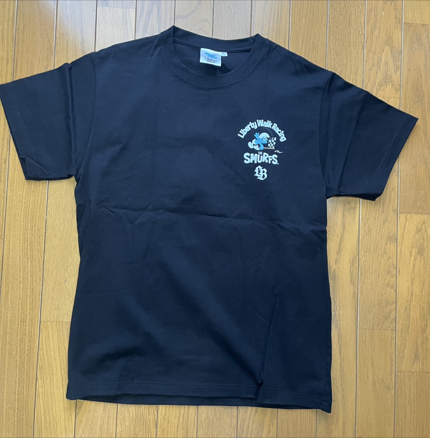 リバティーウォーク スマーフ Tシャツ ブラック