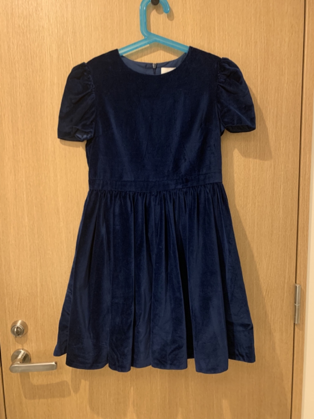 ジャカディ ワンピース 140cm ネイビー ヘアバンド付き